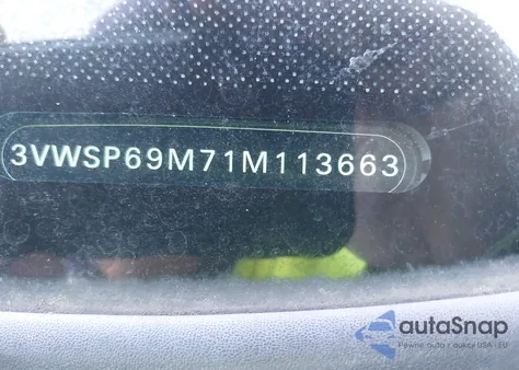 2001 Volkswagen Jetta Gls Tdi z USA, uszkodzony, nr VIN 3VWSP69M71M113663